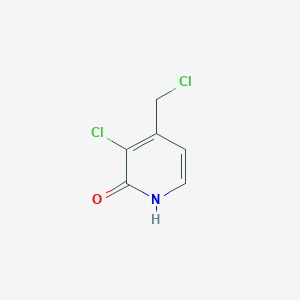 3-Chloro-4-(chloromethyl)pyridin-2-OL