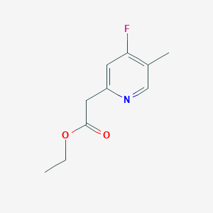 Ethyl 4-fluoro-5-methylpyridine-2-acetate