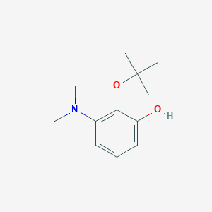 2-Tert-butoxy-3-(dimethylamino)phenol