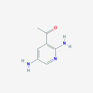 1-(2,5-Diaminopyridin-3-YL)ethanone