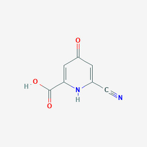 6-Cyano-4-hydroxypyridine-2-carboxylic acid