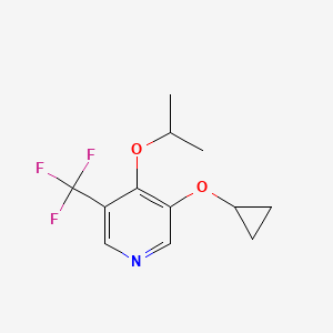 3-Cyclopropoxy-4-isopropoxy-5-(trifluoromethyl)pyridine