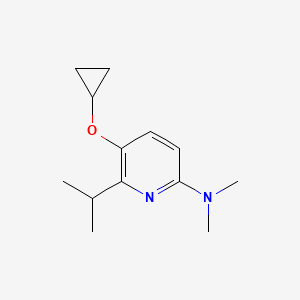 5-Cyclopropoxy-6-isopropyl-N,N-dimethylpyridin-2-amine