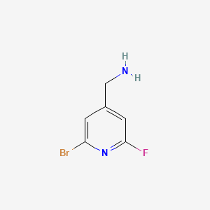 (2-Bromo-6-fluoropyridin-4-YL)methylamine