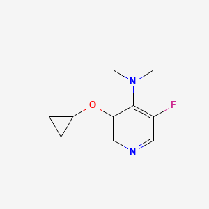 3-Cyclopropoxy-5-fluoro-N,N-dimethylpyridin-4-amine