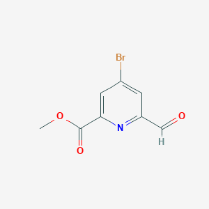 Methyl 4-bromo-6-formylpyridine-2-carboxylate