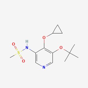 N-(5-Tert-butoxy-4-cyclopropoxypyridin-3-YL)methanesulfonamide