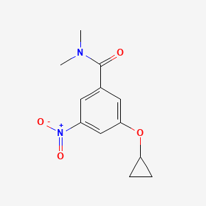 3-Cyclopropoxy-N,N-dimethyl-5-nitrobenzamide