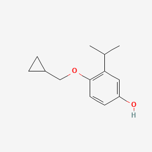 4-(Cyclopropylmethoxy)-3-isopropylphenol