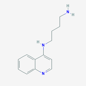 B155211 4-(4-Aminobut-1-yl)aminoquinoline CAS No. 128454-90-0