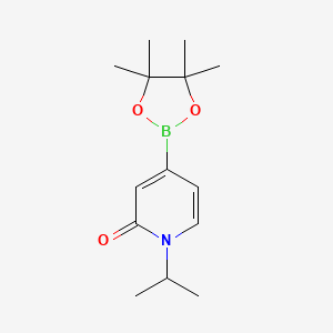 1-Isopropyl-4-(4,4,5,5-tetramethyl-1,3,2-dioxaborolan-2-YL)pyridin-2(1H)-one