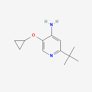 2-Tert-butyl-5-cyclopropoxypyridin-4-amine