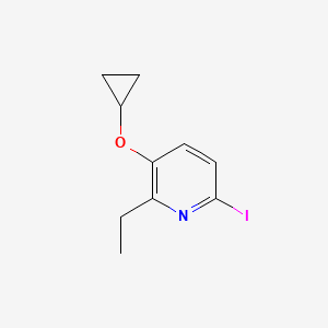 3-Cyclopropoxy-2-ethyl-6-iodopyridine