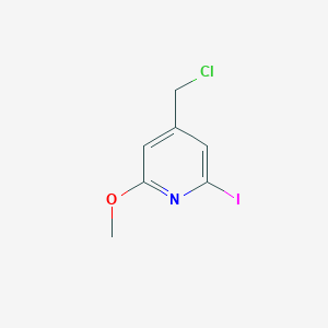 4-(Chloromethyl)-2-iodo-6-methoxypyridine