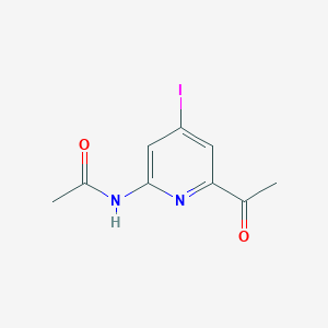 N-(6-Acetyl-4-iodopyridin-2-YL)acetamide