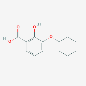 3-(Cyclohexyloxy)-2-hydroxybenzoic acid