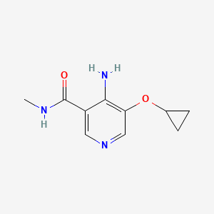 4-Amino-5-cyclopropoxy-N-methylnicotinamide