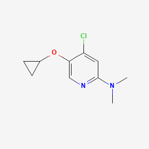 4-Chloro-5-cyclopropoxy-N,N-dimethylpyridin-2-amine