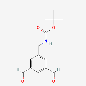 Tert-butyl 3,5-diformylbenzylcarbamate