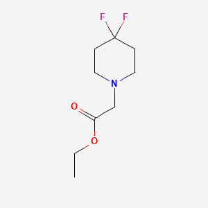 Ethyl (4,4-difluoropiperidin-1-YL)acetate