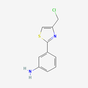 3-(4-Chloromethyl-thiazol-2-YL)-phenylamine