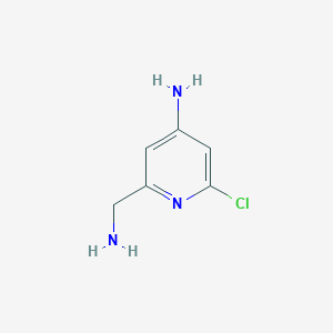 2-(Aminomethyl)-6-chloropyridin-4-amine