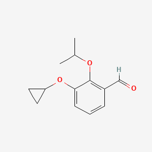 3-Cyclopropoxy-2-isopropoxybenzaldehyde