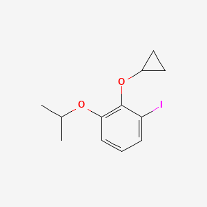 2-Cyclopropoxy-1-iodo-3-isopropoxybenzene