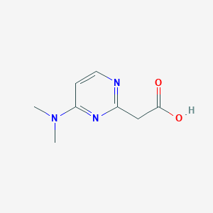 2-[4-(Dimethylamino)pyrimidin-2-YL]acetic acid