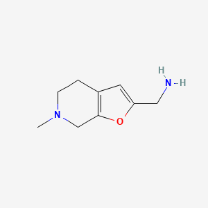 (6-Methyl-4,5,6,7-tetrahydrofuro[2,3-C]pyridin-2-YL)methanamine