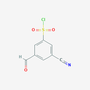 3-Cyano-5-formylbenzenesulfonyl chloride