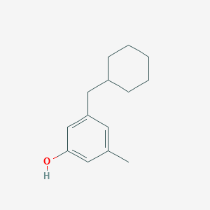 3-(Cyclohexylmethyl)-5-methylphenol