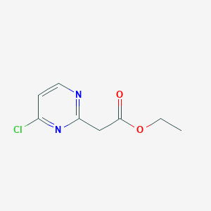 Ethyl 2-(4-chloropyrimidin-2-YL)acetate