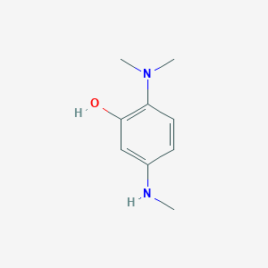 2-(Dimethylamino)-5-(methylamino)phenol