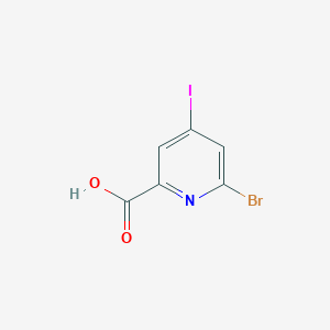 6-Bromo-4-iodopyridine-2-carboxylic acid