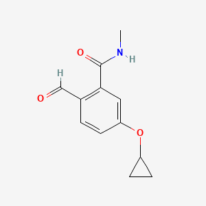 5-Cyclopropoxy-2-formyl-N-methylbenzamide