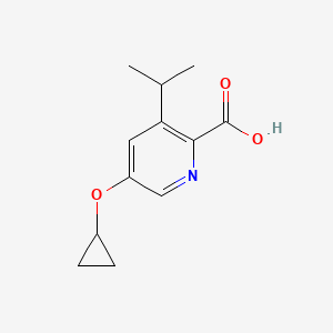 5-Cyclopropoxy-3-isopropylpicolinic acid