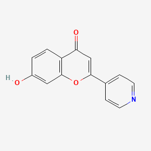 7-Hydroxy-2-(pyridin-4-YL)-4H-chromen-4-one