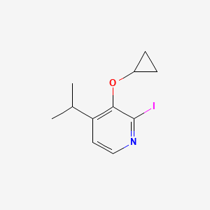 3-Cyclopropoxy-2-iodo-4-isopropylpyridine