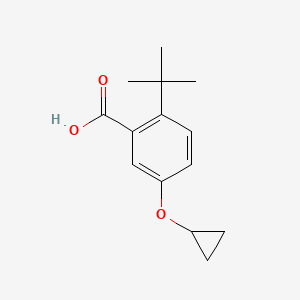 2-Tert-butyl-5-cyclopropoxybenzoic acid