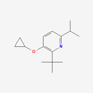 2-Tert-butyl-3-cyclopropoxy-6-isopropylpyridine