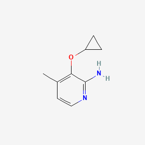 3-Cyclopropoxy-4-methylpyridin-2-amine