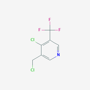 4-Chloro-3-(chloromethyl)-5-(trifluoromethyl)pyridine