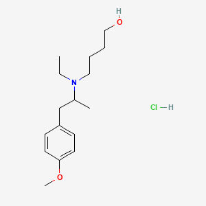 4-(Ethyl(1-(4-methoxyphenyl)propan-2-yl)amino)butan-1-ol hydrochloride