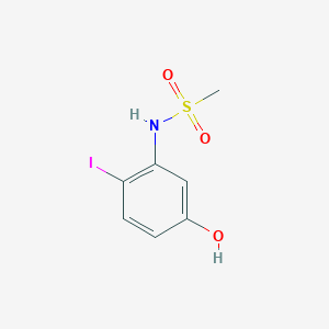 N-(5-Hydroxy-2-iodophenyl)methanesulfonamide