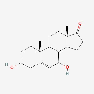 (10R,13S)-3,7-dihydroxy-10,13-dimethyl-1,2,3,4,7,8,9,11,12,14,15,16-dodecahydrocyclopenta[a]phenanthren-17-one