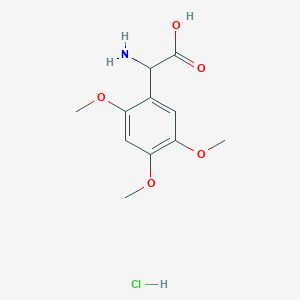 2-Amino-2-(2,4,5-trimethoxyphenyl)acetic acid hydrochloride