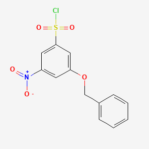 3-(Benzyloxy)-5-nitrobenzenesulfonyl chloride