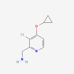 (3-Chloro-4-cyclopropoxypyridin-2-YL)methanamine