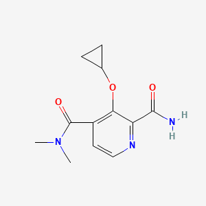 3-Cyclopropoxy-N4,N4-dimethylpyridine-2,4-dicarboxamide